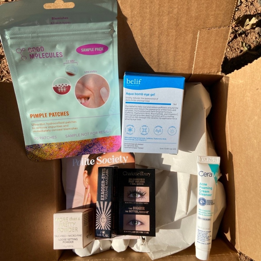 5 All new makeup and skincare deluxe sample